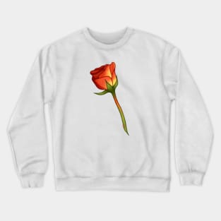 Red Rose Crewneck Sweatshirt